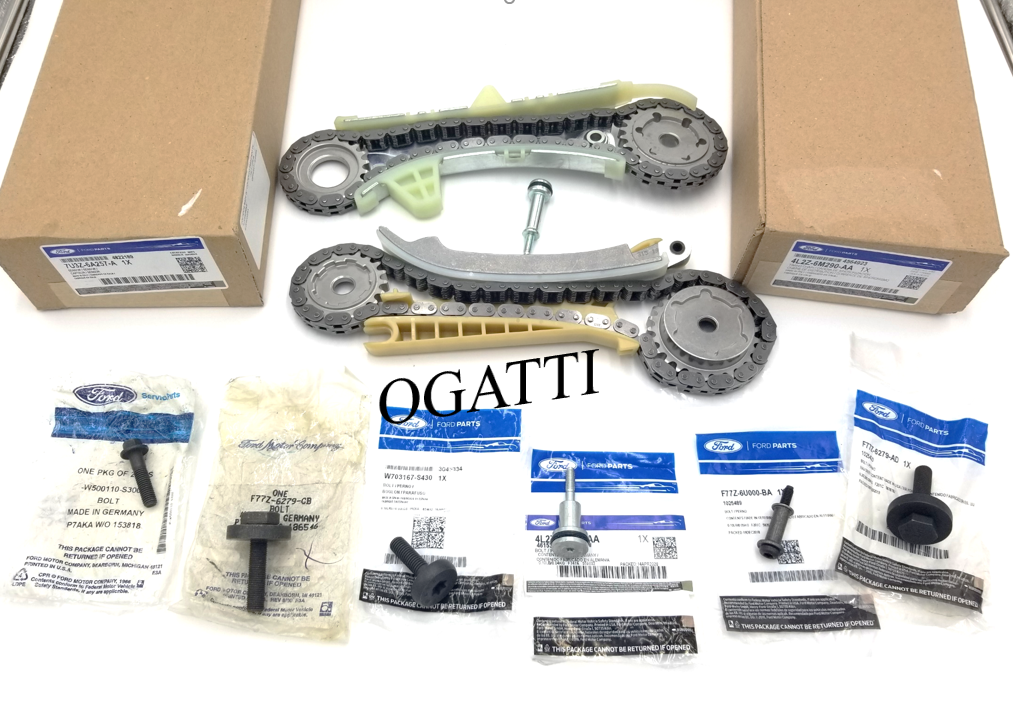 Brand New OEM Cassettes Timing Chain and Bolts 4.0L, 8 Pieces Engine Repair Kit (OG-60-4.0L-8-4) - Imagen 2