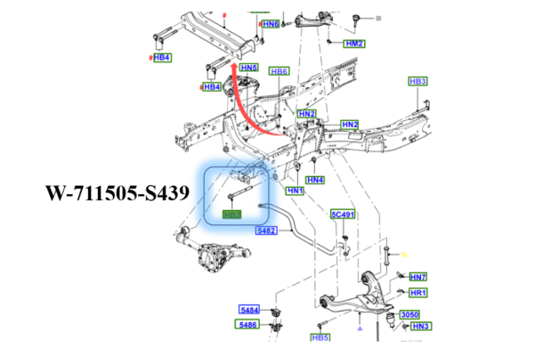 BRAND NEW OEM ONE FRONT SUSPENSION LOWER CONTROL ARM EXPLORER SPORT TRAC, EXPLORER 2006-2010 W-711505-S439