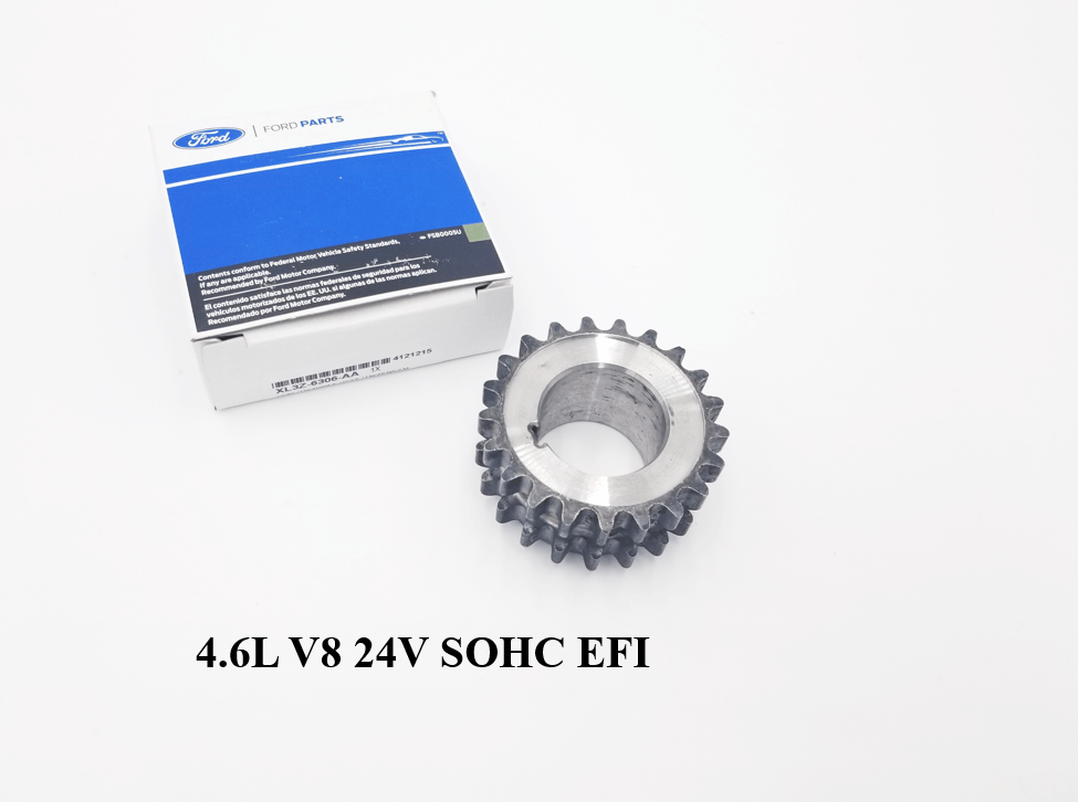 Brand New OEM CRANKSHAFT GEAR SPROCKET 5.4L SOHC V8, 24V OHV 4.6L V8 24V SOHC EFI |Explorer|F-150|Expedition|F-250-350 2004-2017 XL3Z-6306-AA - Imagen 5