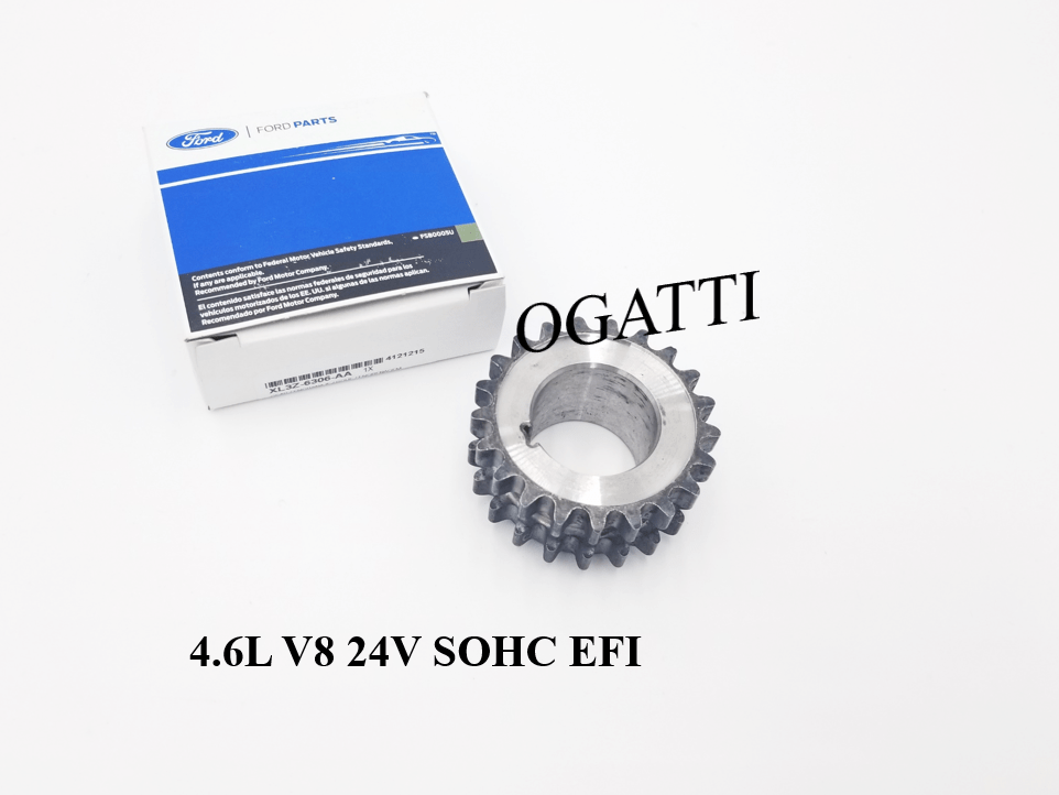 Brand New OEM CRANKSHAFT GEAR SPROCKET 5.4L SOHC V8, 24V OHV 4.6L V8 24V SOHC EFI |Explorer|F-150|Expedition|F-250-350 2004-2017 XL3Z-6306-AA - Imagen 9