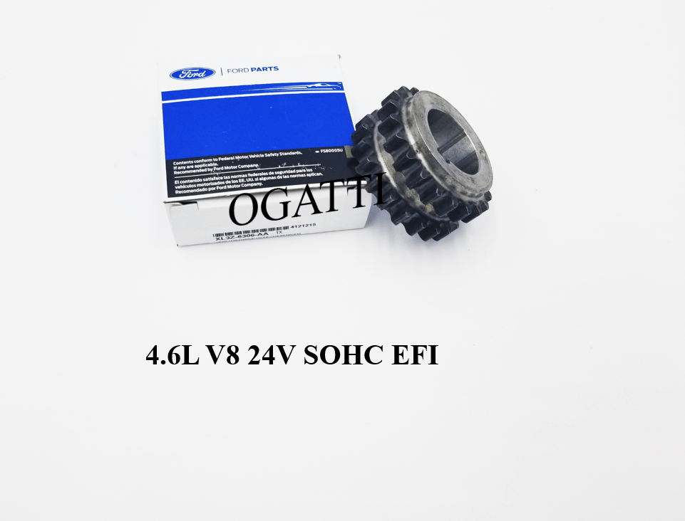 Brand New OEM CRANKSHAFT GEAR SPROCKET 5.4L SOHC V8, 24V OHV 4.6L V8 24V SOHC EFI |Explorer|F-150|Expedition|F-250-350 2004-2017 XL3Z-6306-AA - Imagen 11