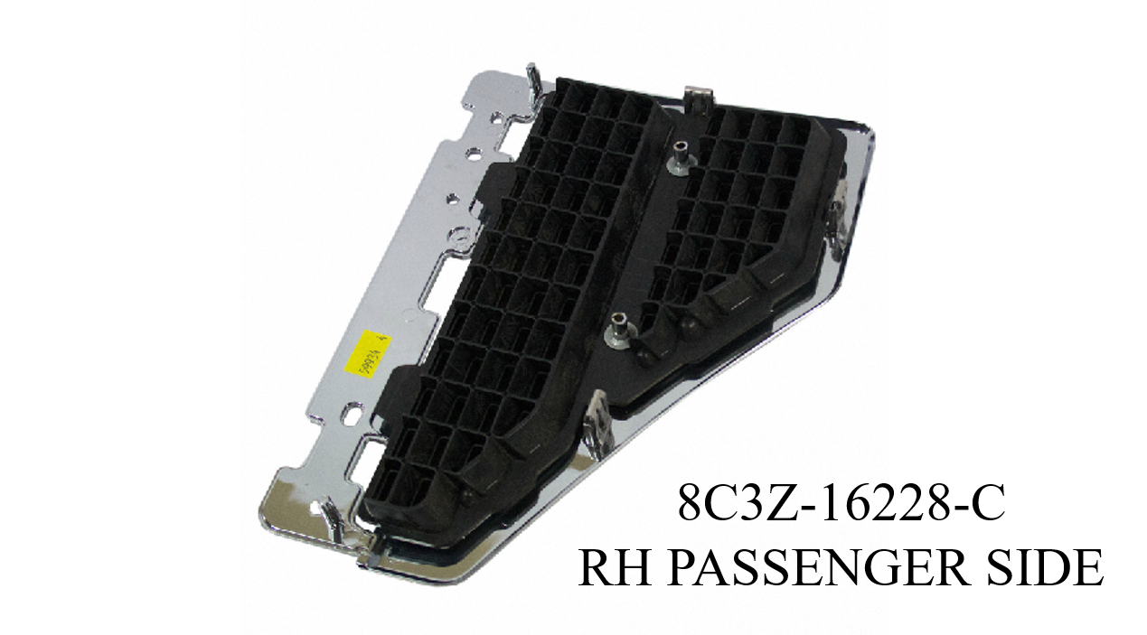 BRAND NEW OEM NAMEPLATE VENT 6.8L TRITON V10 FOR FENDER F250-350-450-550 VERSION 2006-2010 8C3Z-16228-C RH PASSENGER SIDE