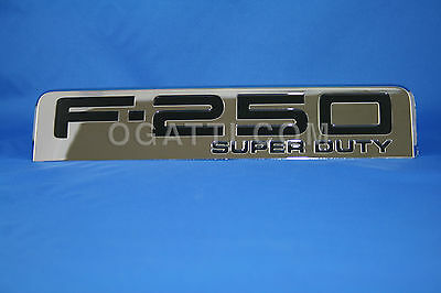 BRAND NEW OEM NAMEPLATE FOR FENDER F250 VERSION 2006-2010 8C3Z-16720-D RH PASSENGER SIDE OR LH DRIVER SIDE