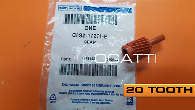 BRAND NEW FORD OEM TRANSMISSION SPEEDOMETER DRIVEN GEAR 20 TOOTH Color ORANGE C8SZ-17271-B