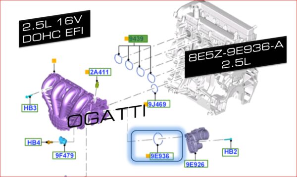 Brand New OEM GASKET 8E5Z-9E936-A |9E936|
