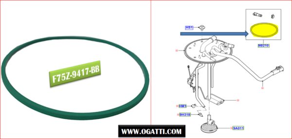 Brand New OEM GASKET F75Z-9417-BB |9417|