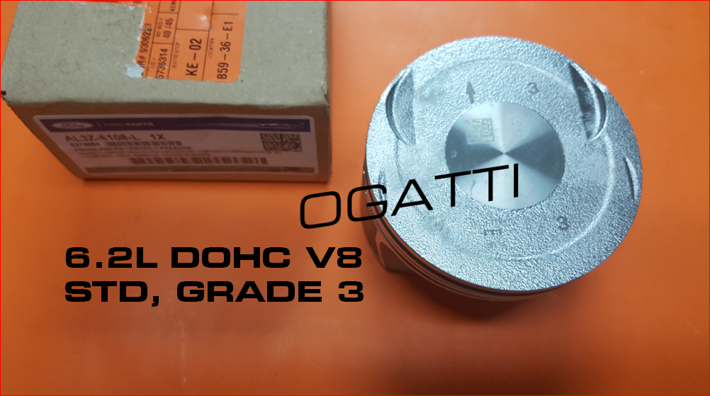 BRAND NEW OEM PISTON STD GRADE 3 for 6.2L DOHC F150-250-350-450 RAPTOR 2011-2016 AL3Z-6108-L|AL3Z-6108-H - Imagen 2