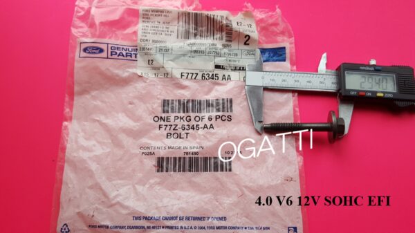 Brand New OEM BOLT - BEARING CAP - HEX. HEAD F77Z-6345-AA |6345|