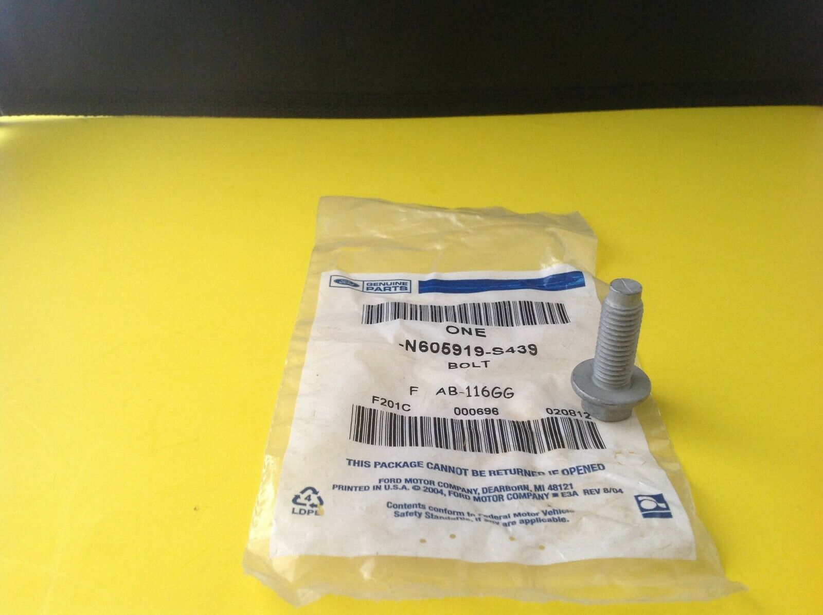 Brand New OEM BOLT N605919-S439 |6GGN6059| - Imagen 2