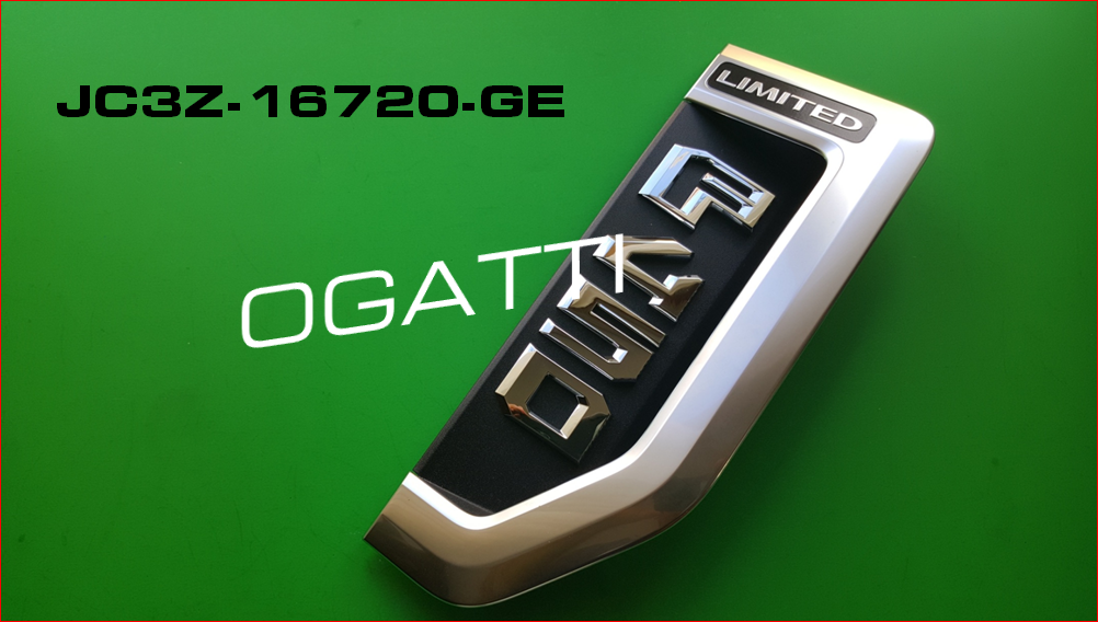 BRAND NEW OEM NAMEPLATE FOR FENDER F450 LIMITED VERSION 2016-2019 PASSENGER SIDE RH JC3Z-16720-GE - Imagen 3