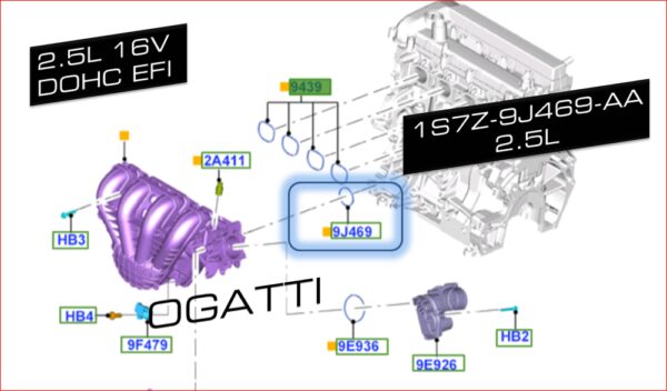 Brand New OEM GASKET 1S7Z-9J469-AA |9J469|
