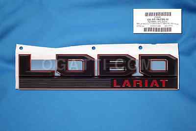 BRAND NEW OEM FENDER EMBLEM 2016-2020 FORD F150 LOBO LARIAT RED RH PASSENGER SIDE GL3Z-16720-G