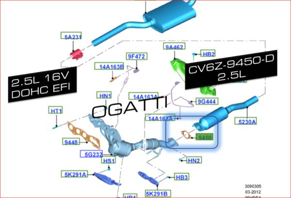 Brand New OEM GASKET CV6Z-9450-D |9450|