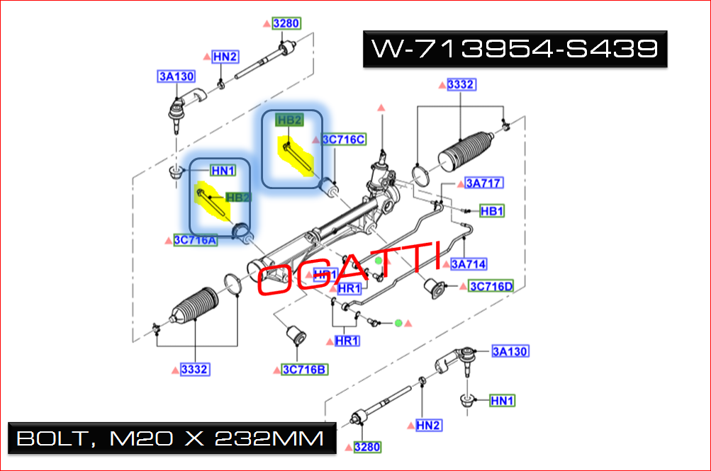 Brand New OEM BOLT W713954-S439 |W713954| - Imagen 2
