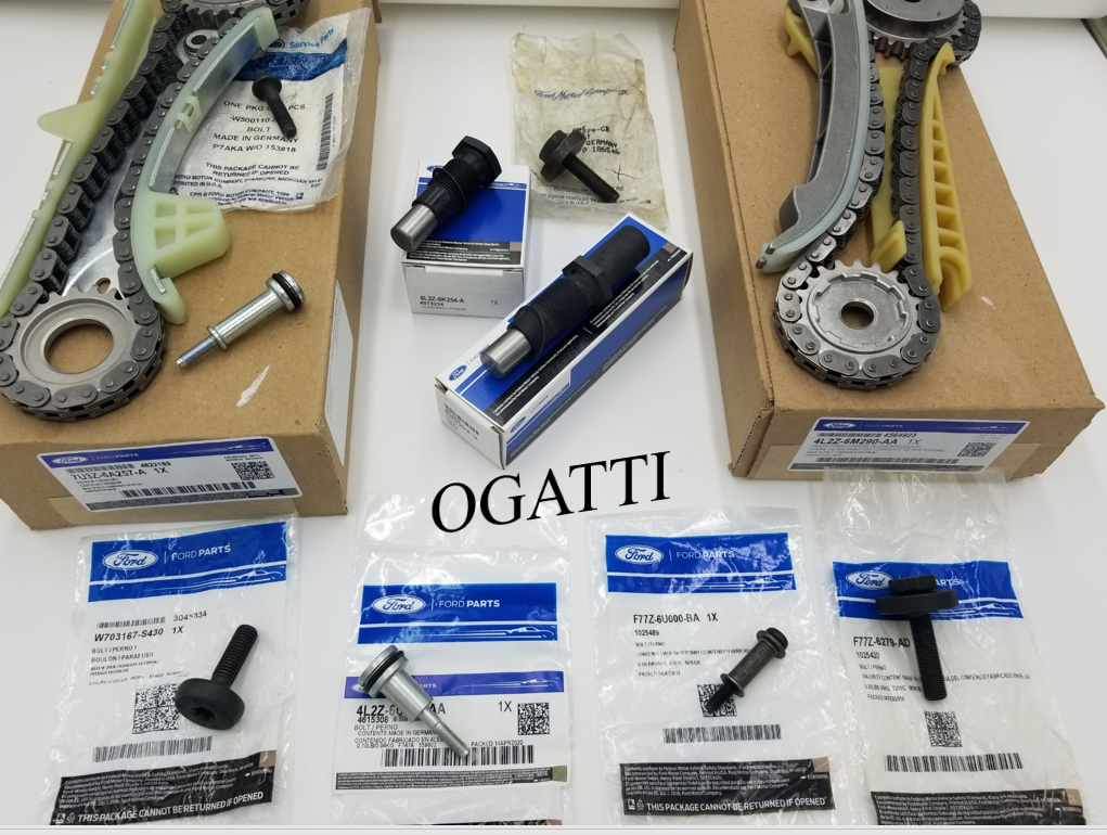 Brand New OEM Timing Chain Cassette with Bolts and Tensioners 4.0L V6 12V SOHC EFI, 10 Pieces Engine Repair Kit (OG-60-4.0L-10-3) - Imagen 3