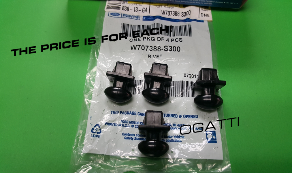 BRAND NEW OEM FORD RIVET FRONT BUMPER ESCAPE 2001-2006 W-707388-S300