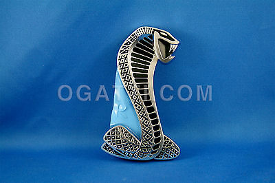 Brand New OEM OEM FORD FRONT FENDER SNAKE COBRA BLACK Emblem RH PASSENGER SIDE MUSTANG SHELBY 2007-2014 7R3Z-16098-A