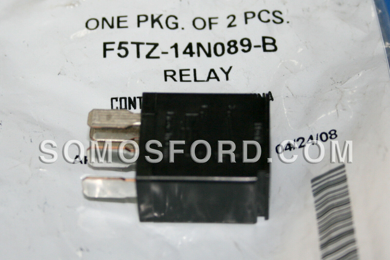 BRAND NEW FORD OEM RELAY, 20 AMP, 5 TERMINALS, BLACK, MICRO, MULTI-FUNCTION F5TZ-14N089-B | 5M5Z-14N089-BA - Imagen 4
