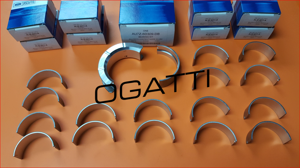Brand New OEM Main Bearing Crankshaft STD Grade 1 6.2L V8 2V DOHC, 10 Pieces, Engine Repair Kit (OG-60-6.2L-10-1) - Imagen 6
