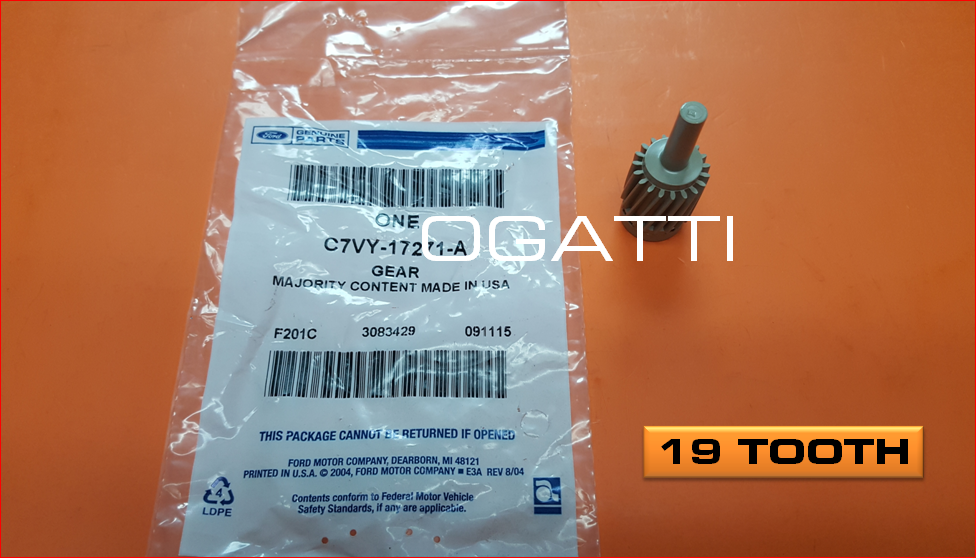 BRAND NEW FORD OEM TRANSMISSION SPEEDOMETER DRIVEN GEAR 19 TOOTH Color Green C7VY-17271-A - Imagen 3