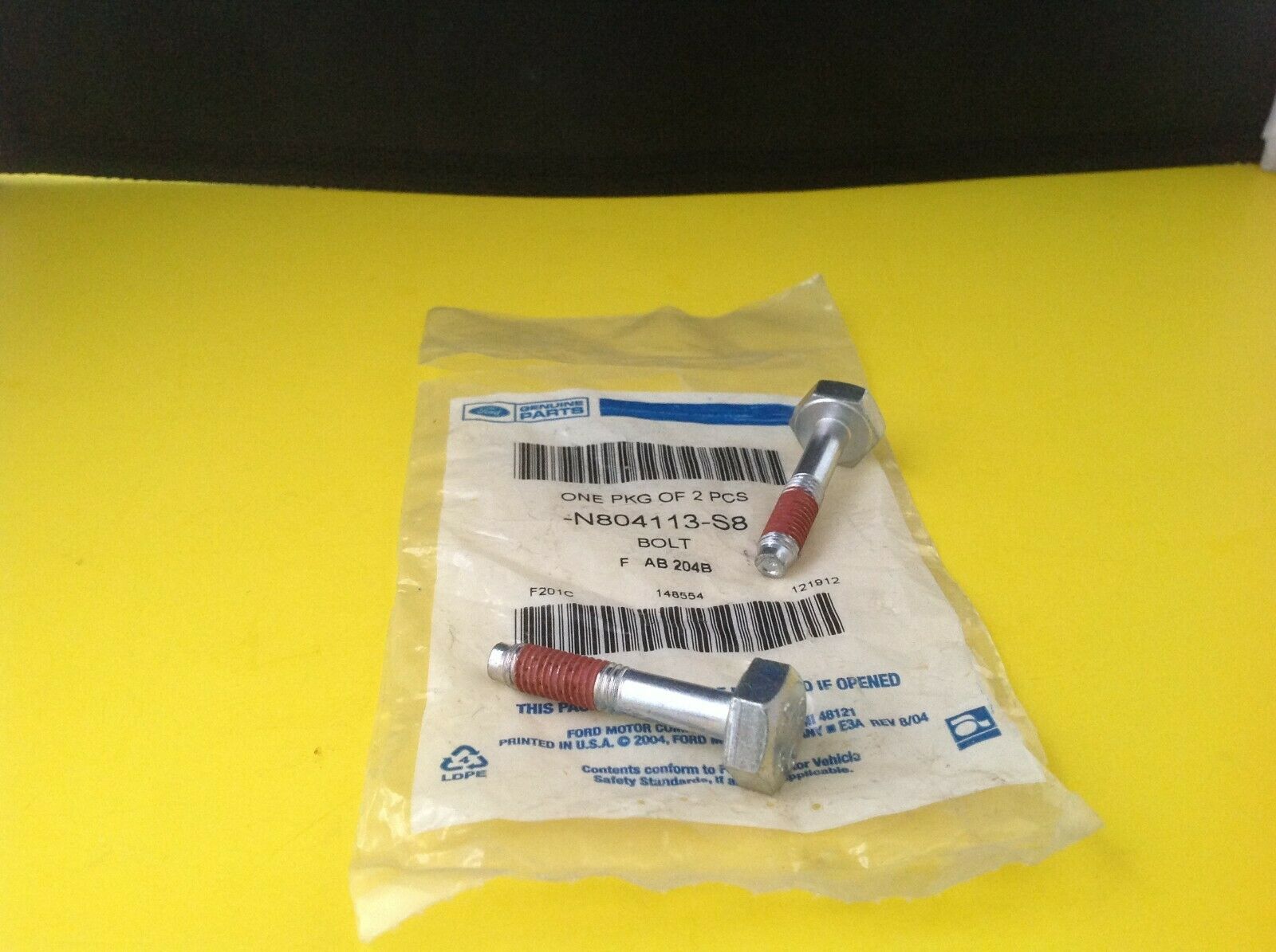 Brand New OEM BOLT M8X1.25X43.5 HEX HD PLT N804113-S8 |B N8041| - Imagen 2