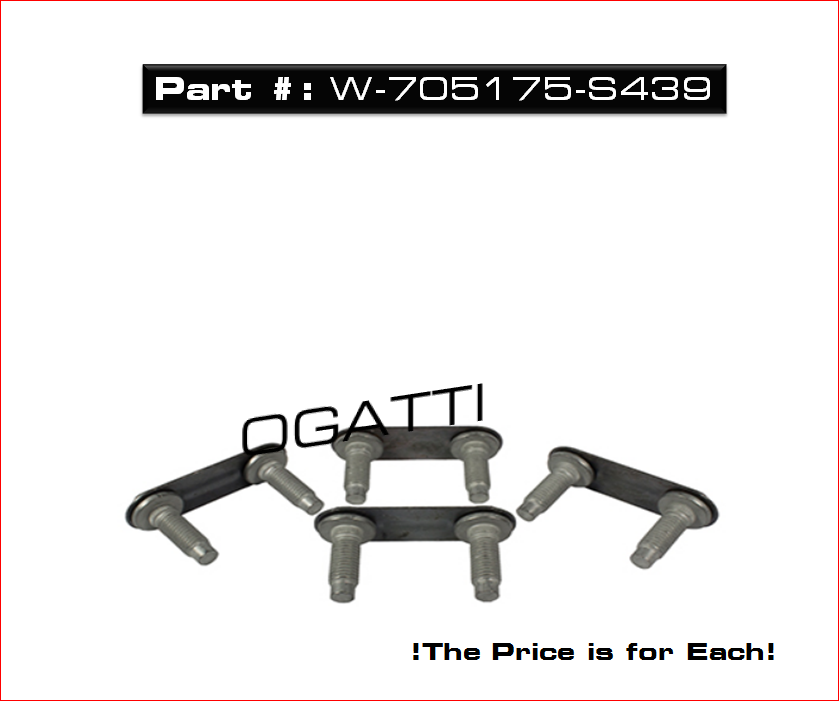 Brand New OEM BOLT - HEX. HEAD - FLANGED W705175-S439 |W705175|