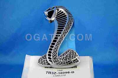 Brand New OEM FORD FRONT FENDER SNAKE COBRA BLACK Emblem LH DRIVER SIDE MUSTANG SHELBY GT-500 2007-2014 7R3Z-16098-B