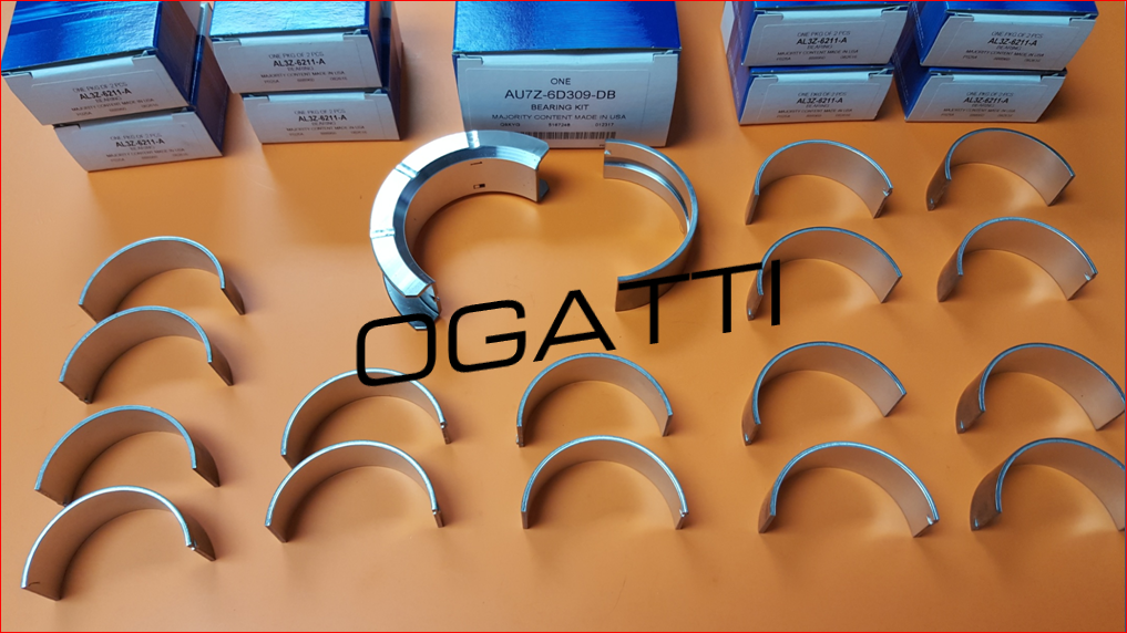 Brand New OEM Main Bearing Crankshaft STD Grade 1 6.2L V8 2V DOHC, 10 Pieces, Engine Repair Kit (OG-60-6.2L-10-1) - Imagen 4