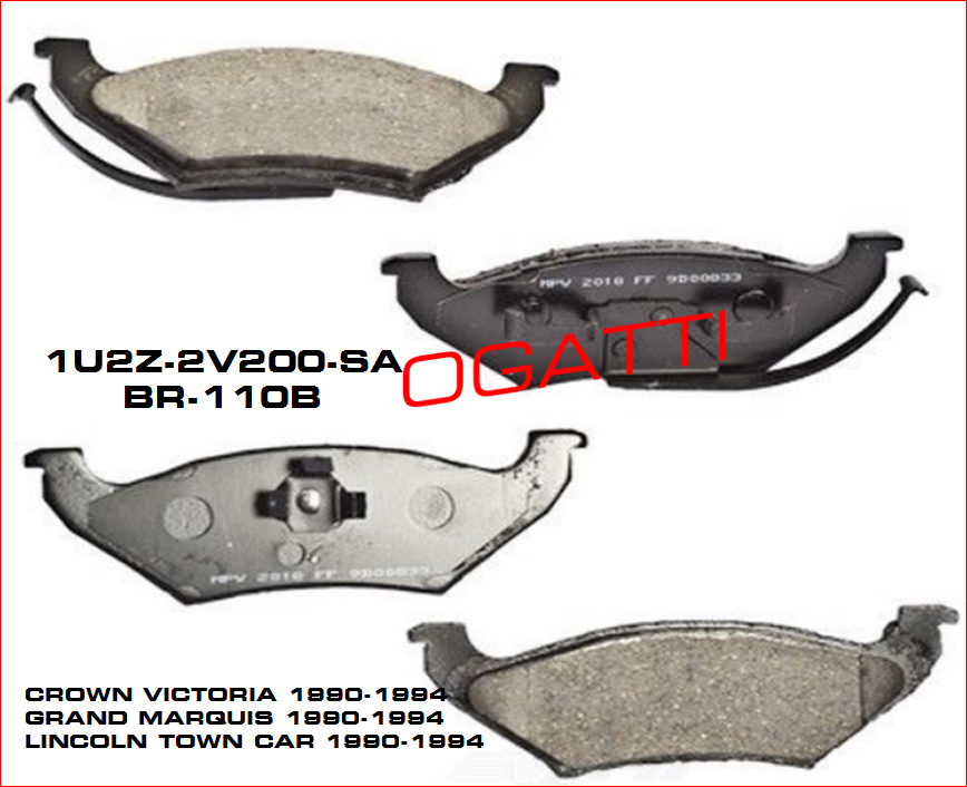 Brand New OEM KIT - BRAKE SHOE AND LINING 1U2Z-2V200-SA |2V200|