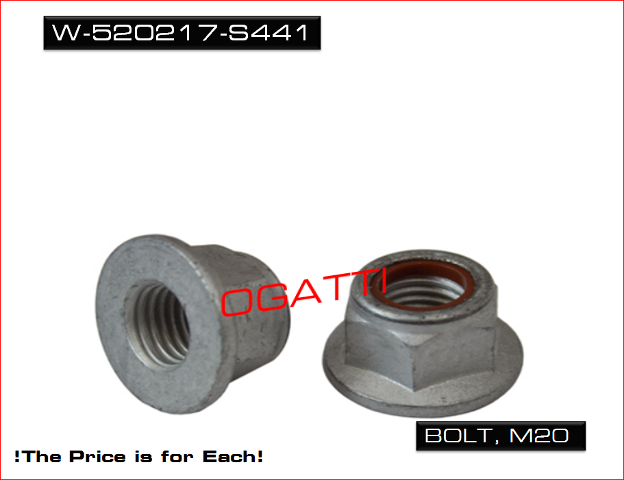 Brand New OEM NUT - HEX. W520217-S441 |W520217| - Imagen 2