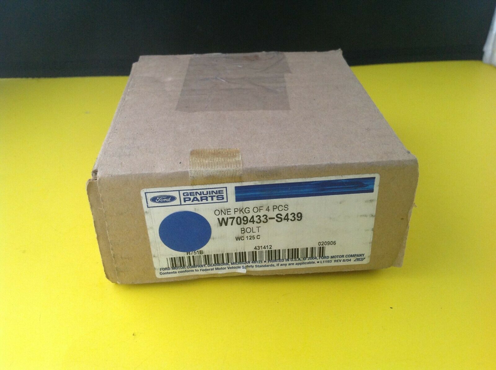 Brand New OEM BOLT W709433-S439 |5-CW7094|