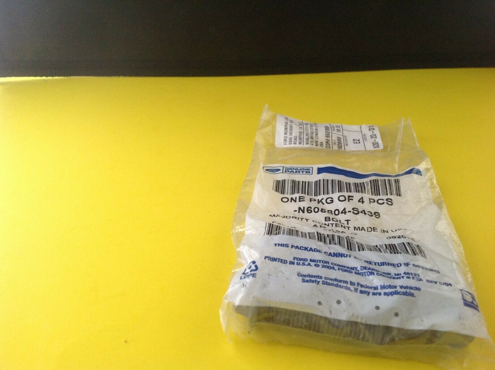 Brand New OEM BOLT N605804-S439 |0-CN6058|