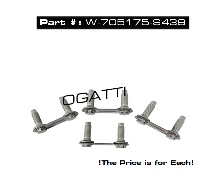 Brand New OEM BOLT - HEX. HEAD - FLANGED W705175-S439 |W705175| - Imagen 3