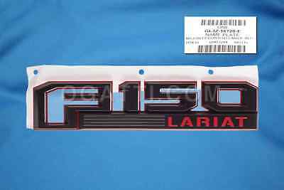BRAND NEW OEM FENDER EMBLEM 2016-2020 FORD F150 LARIAT RED LH DRIVER SIDE GL3Z-16720-E - Imagen 3