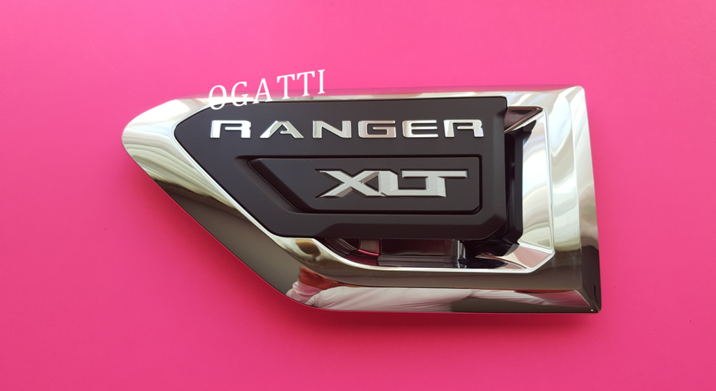 Brand New OEM VENT EMBLEM FOR RANGER XLT CHROME 2019-2020 DRIVER SIDE FOR FENDER KB3Z-16720-FB - Imagen 8