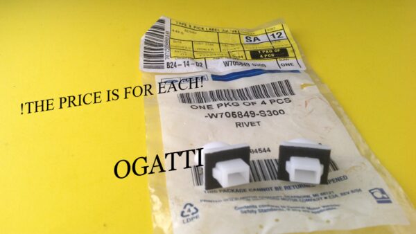 BRAND NEW OEM FORD STUD CLIP REAR BUMPER ESCAPE 2001-2012 W-705849-S300