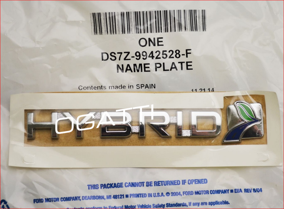 Brand New OEM NAME PLATE DS7Z-9942528-F |9942528| - Imagen 3