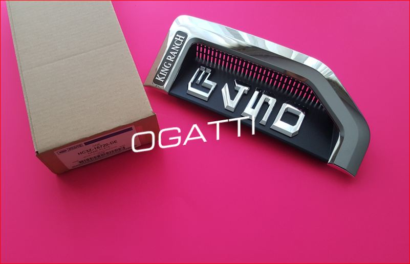 BRAND NEW OEM NAMEPLATE FOR FENDER F450 KING RANCH VERSION PASSENGER SIDE RH 2017-2021 HC3Z-16720-DE - Imagen 2