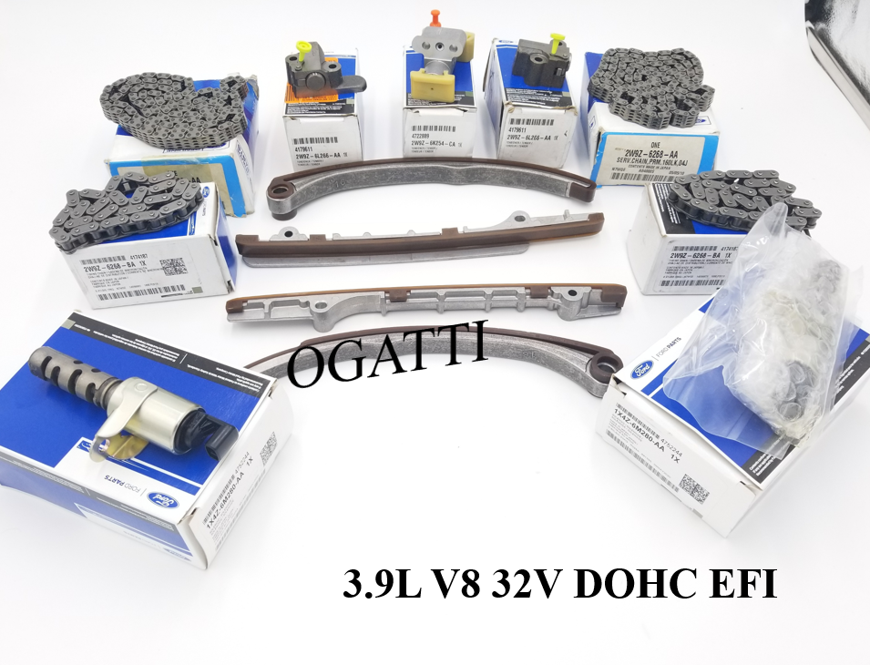 Brand New OEM Timing Chain Kit 3.9L 32V DOHC, 13 Pieces, Engine Repair Kit (OG-60-3.9L-13-1) - Imagen 2