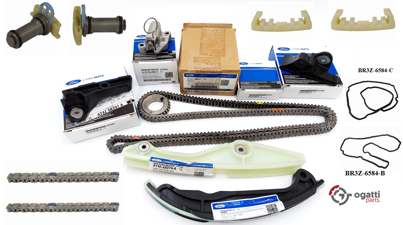 Brand New OEM Timing Chain Kit 3.7L DOHC 4V V6 EFI 2010-2016, 15 Pieces, Engine Repair Kit (OG-60-3.7L-15-1) - Imagen 2