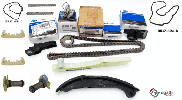 Brand New OEM Timing Chain Kit 3.7L DOHC 4V V6 EFI 2010-2016, 15 Pieces, Engine Repair Kit (OG-60-3.7L-15-1)