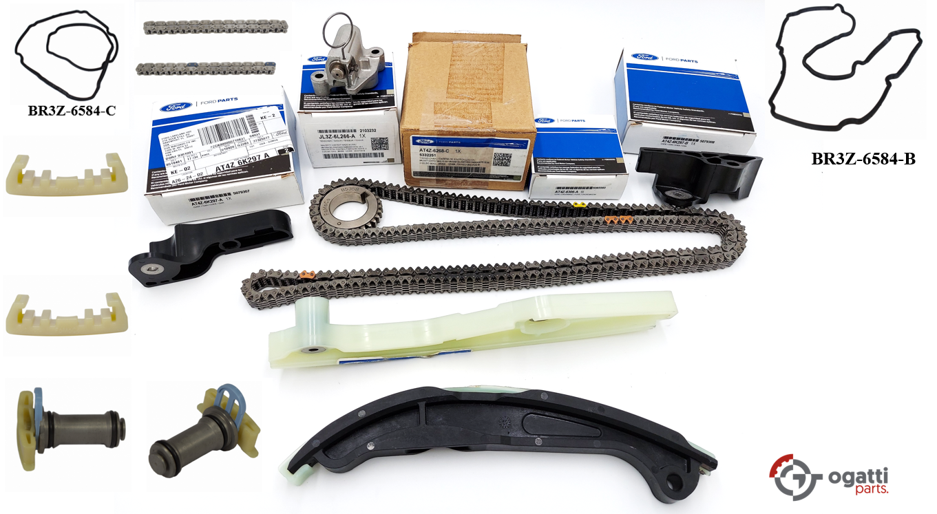 Brand New OEM Timing Chain Kit 3.7L DOHC 4V V6 EFI 2010-2016, 15 Pieces, Engine Repair Kit (OG-60-3.7L-15-1)