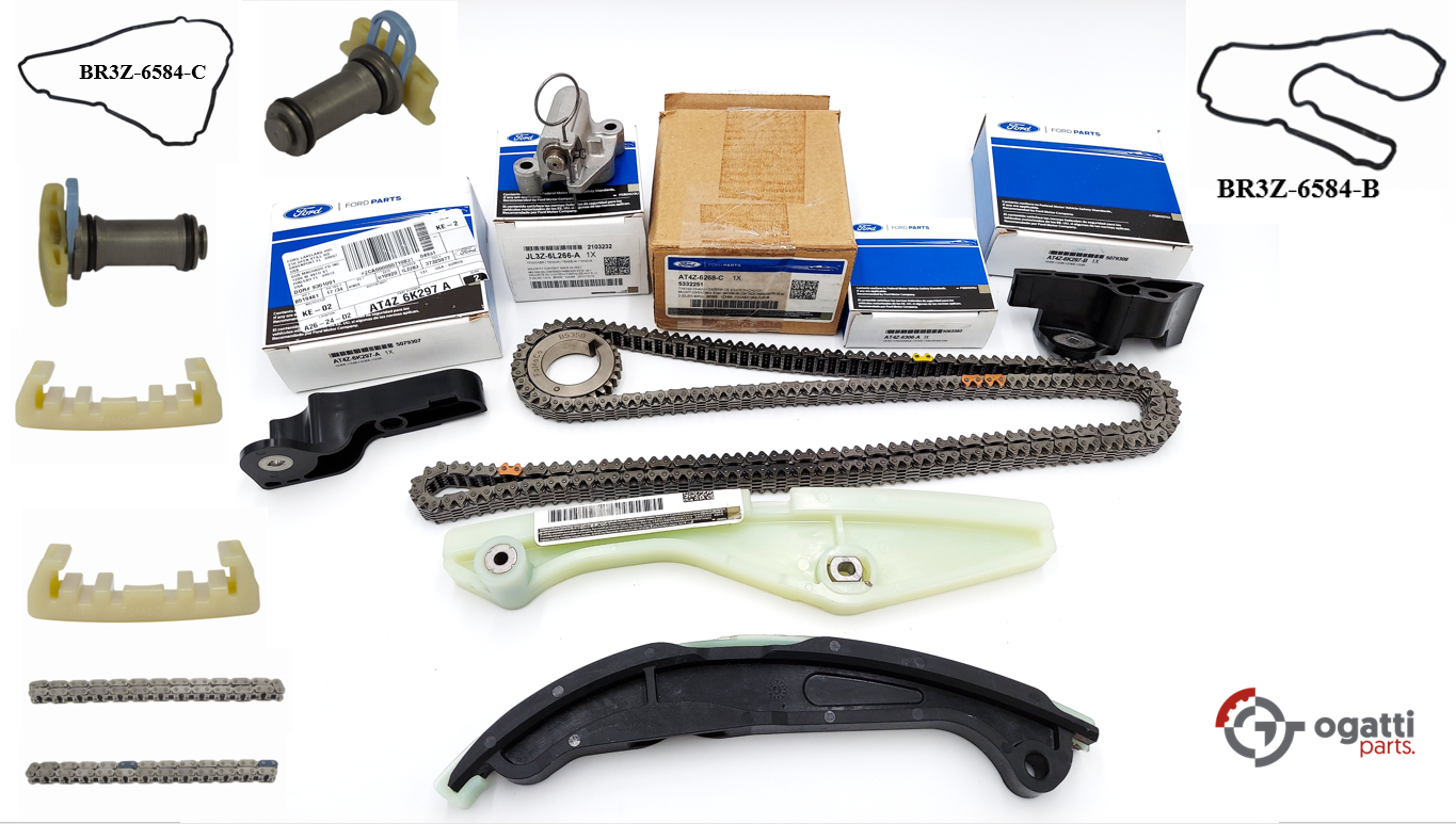 Brand New OEM Timing Chain Kit 3.7L DOHC 4V V6 EFI 2010-2016, 15 Pieces, Engine Repair Kit (OG-60-3.7L-15-1) - Imagen 5