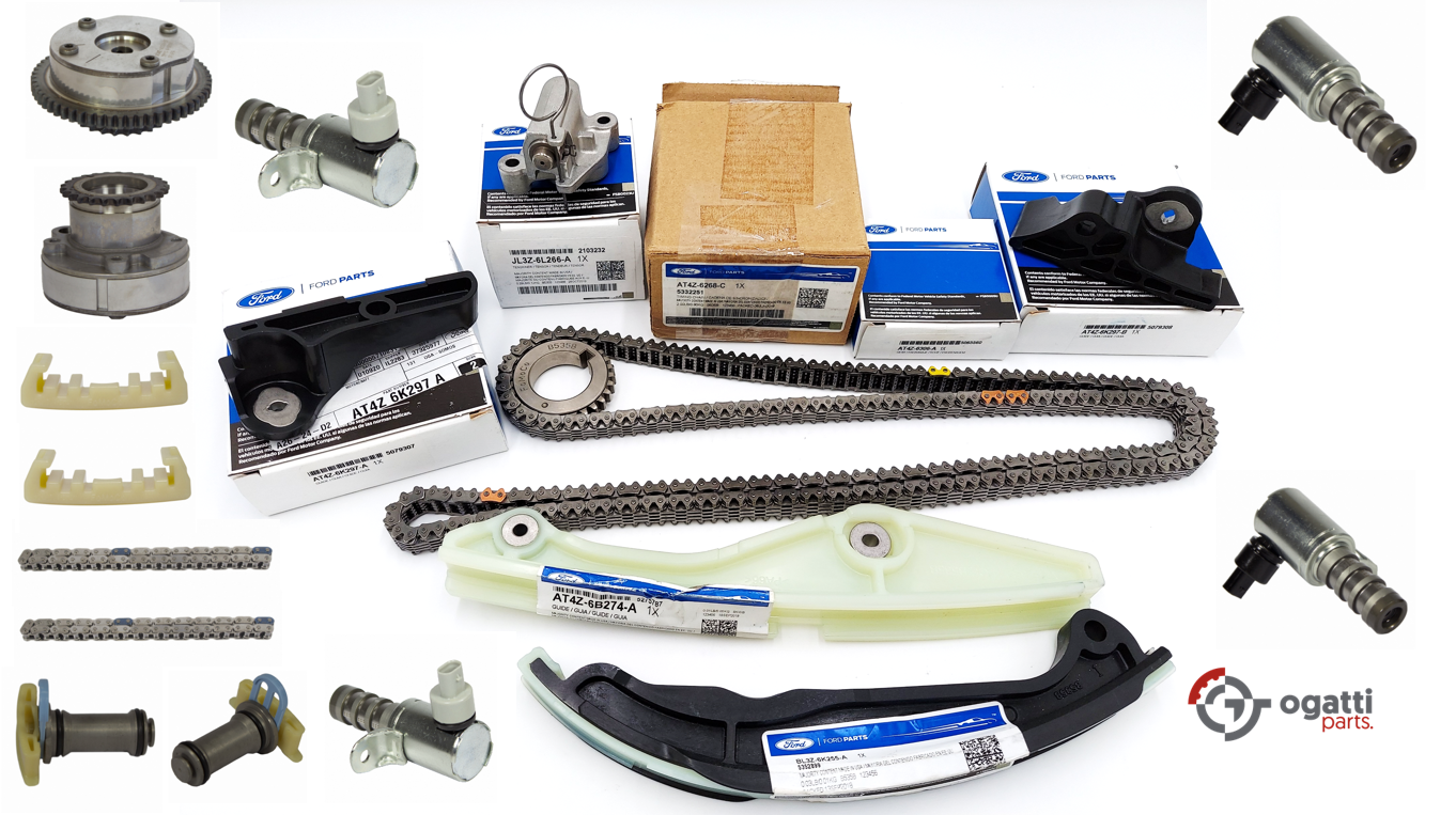 Brand New OEM Timing Chain Kit 3.5L DOHC VCT, 19 Pieces, Engine Repair Kit for Explorer |F-150|Edge | Flex |Taurus 2011-2019 (OG-60-3.5L-19-1) - Imagen 3