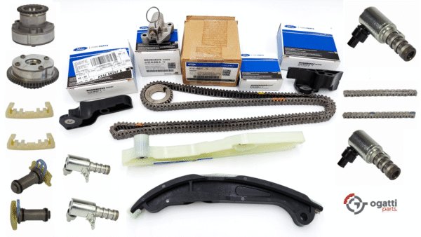 Brand New OEM Timing Chain Kit 3.5L DOHC VCT, 19 Pieces, Engine Repair Kit for Explorer |F-150|Edge | Flex |Taurus 2011-2019 (OG-60-3.5L-19-1)