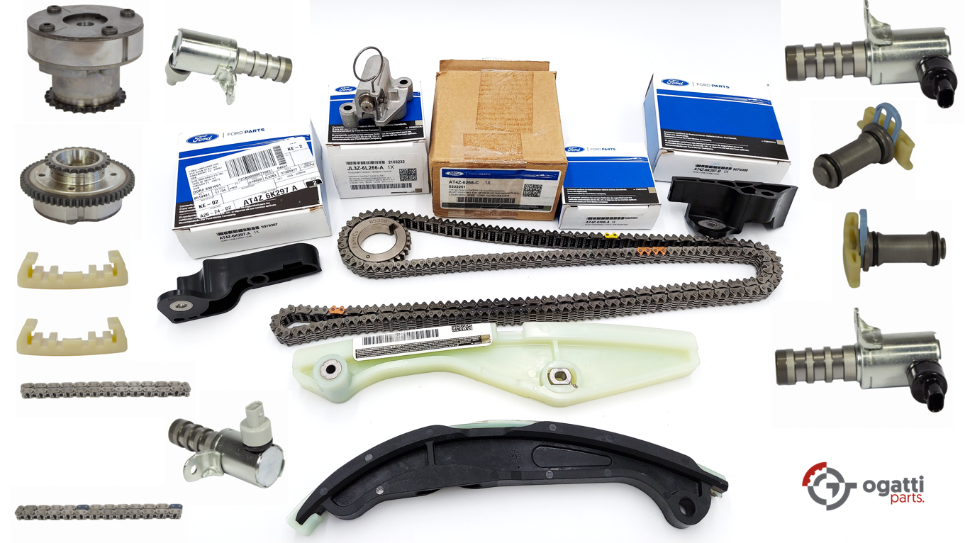 Brand New OEM Timing Chain Kit 3.5L DOHC VCT, 19 Pieces, Engine Repair Kit for Explorer |F-150|Edge | Flex |Taurus 2011-2019 (OG-60-3.5L-19-1) - Imagen 5