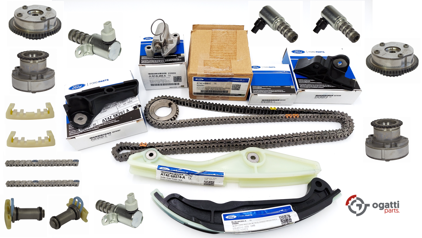 Brand New OEM Timing Chain Kit 3.5L DOHC VCT, 21 Pieces, Engine Repair Kit Explorer |F-150|Edge | Flex |Taurus 2011-2019 (OG-60-3.5L-21-1) - Imagen 2