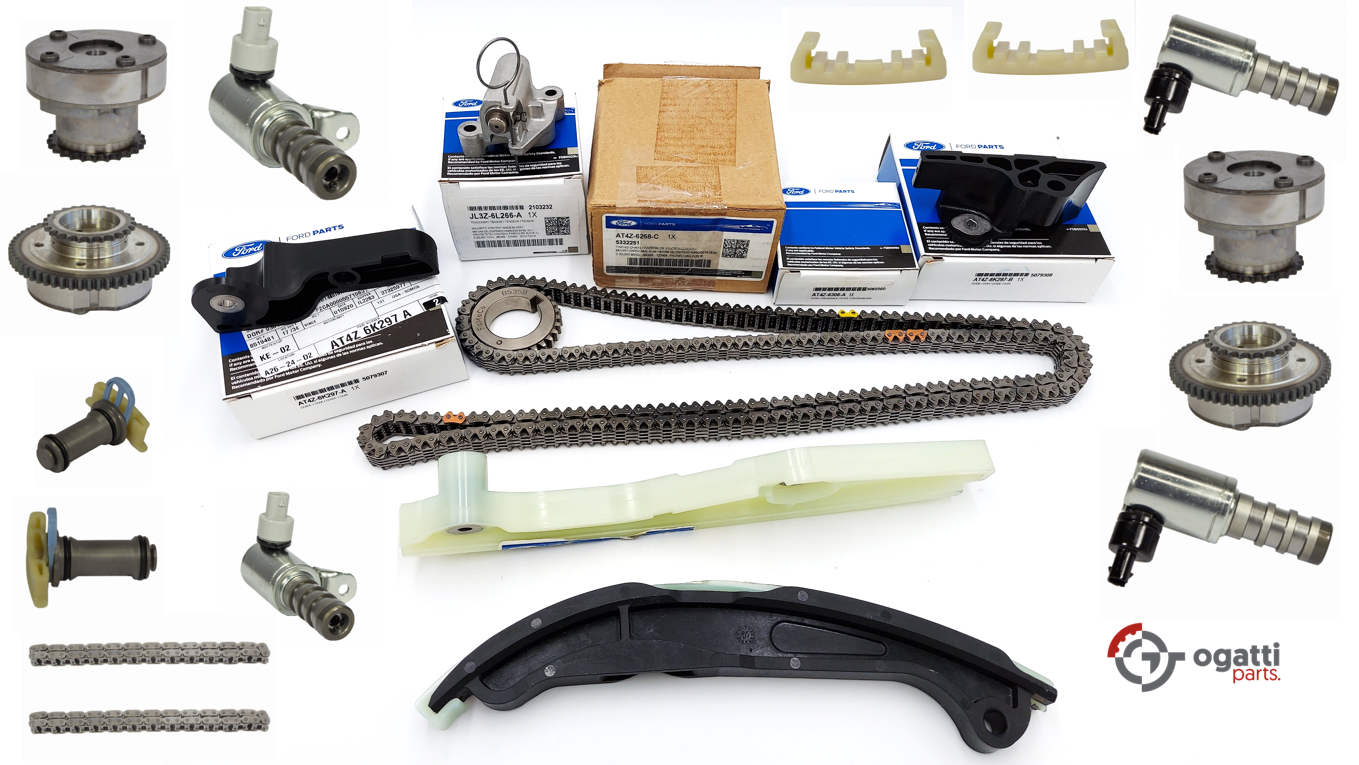 Brand New OEM Timing Chain Kit 3.5L DOHC VCT, 21 Pieces, Engine Repair Kit Explorer |F-150|Edge | Flex |Taurus 2011-2019 (OG-60-3.5L-21-1)