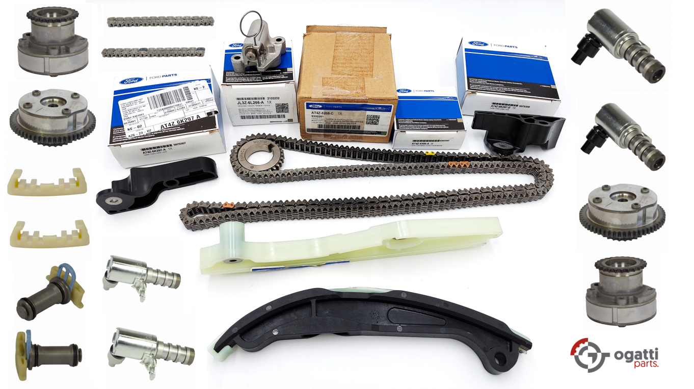 Brand New OEM Timing Chain Kit 3.5L DOHC VCT, 21 Pieces, Engine Repair Kit Explorer |F-150|Edge | Flex |Taurus 2011-2019 (OG-60-3.5L-21-1) - Imagen 4