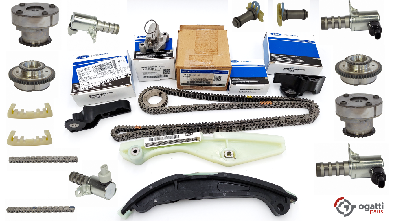 Brand New OEM Timing Chain Kit 3.5L DOHC VCT, 21 Pieces, Engine Repair Kit Explorer |F-150|Edge | Flex |Taurus 2011-2019 (OG-60-3.5L-21-1) - Imagen 5